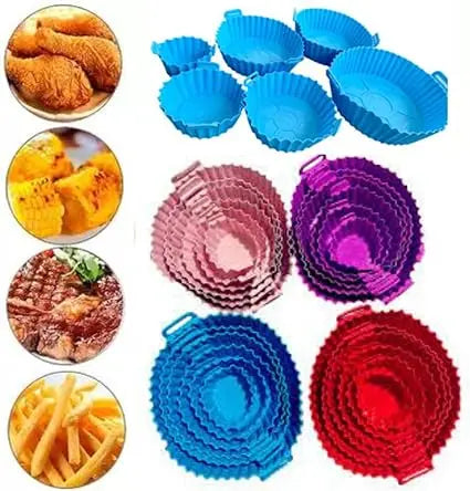 Kit 6 unidade de capas protetoras de silicone para AirFryer e Forno Elétrico