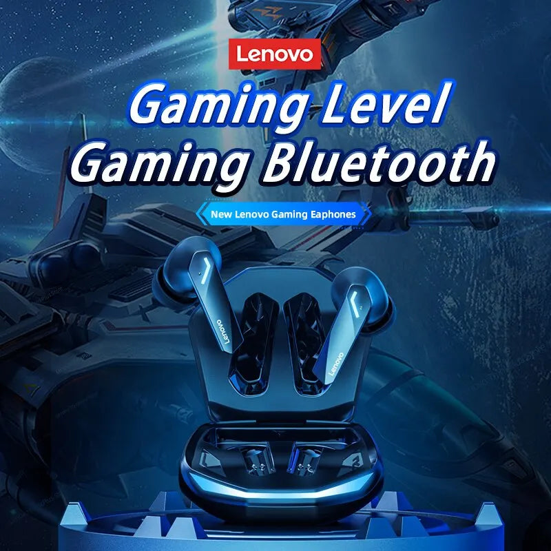 Fones de ouvido Lenovo GM2 Pro Bluetooth 5.3 esportivos sem fio para jogos