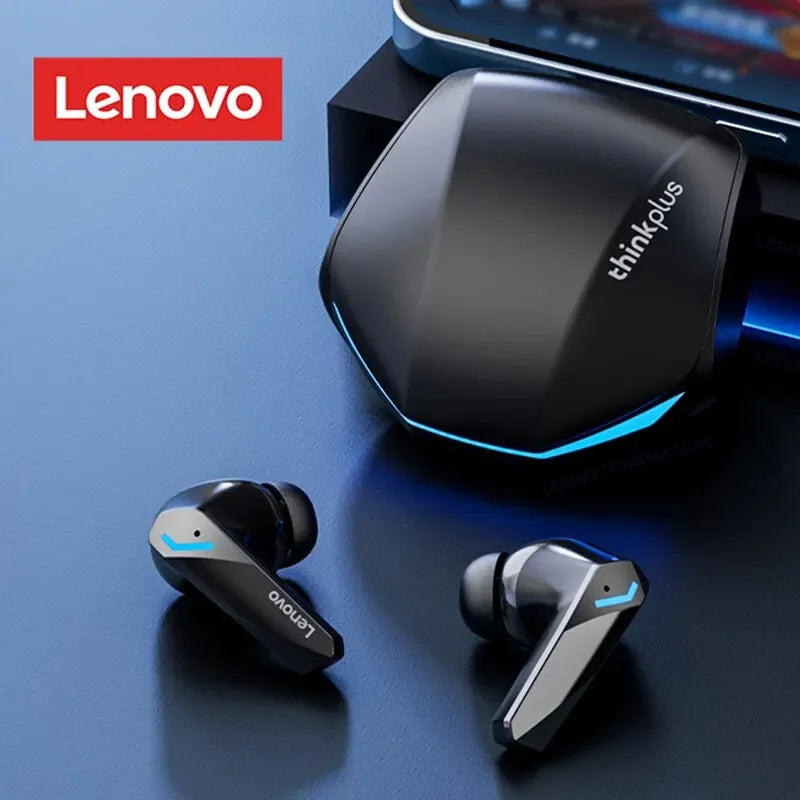 Fones de ouvido Lenovo GM2 Pro Bluetooth 5.3 esportivos sem fio para jogos